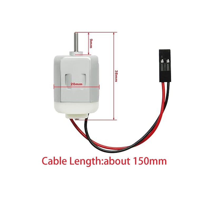 Gikfun 1.5V-6V DC Type 130 Micro Motor for Arduino, Hobby Projects, Robotics, STEM Kits, Drones, and Small Electronics DIY (Pack of 6PCS) EK1894 - Image 4